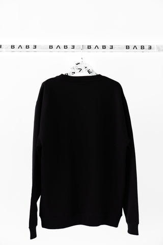 The nine crewneck black